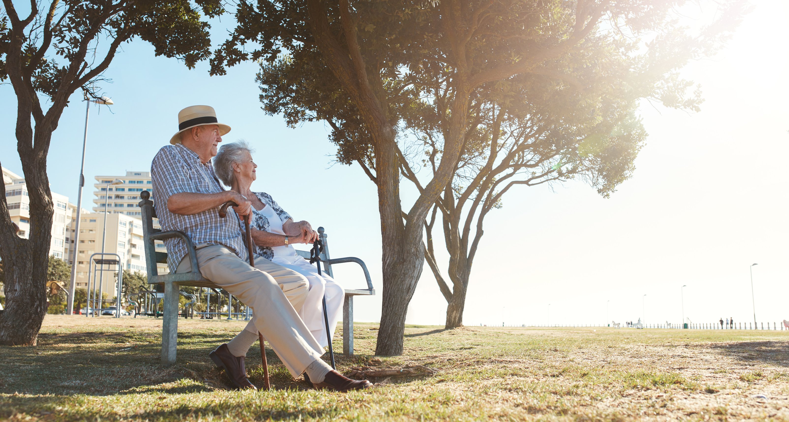 Retired Couple Relaxing